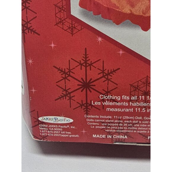 2002 Jakks Pacific Holiday Magic Doll 11 1/2" Fashion Doll- NEW IN BOX - Picture 8 of 15